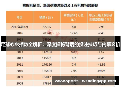足球心水指数全解析：深度揭秘背后的投注技巧与内幕玄机